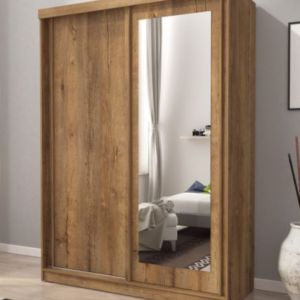 Sliding Door Wardrobe With Mirror