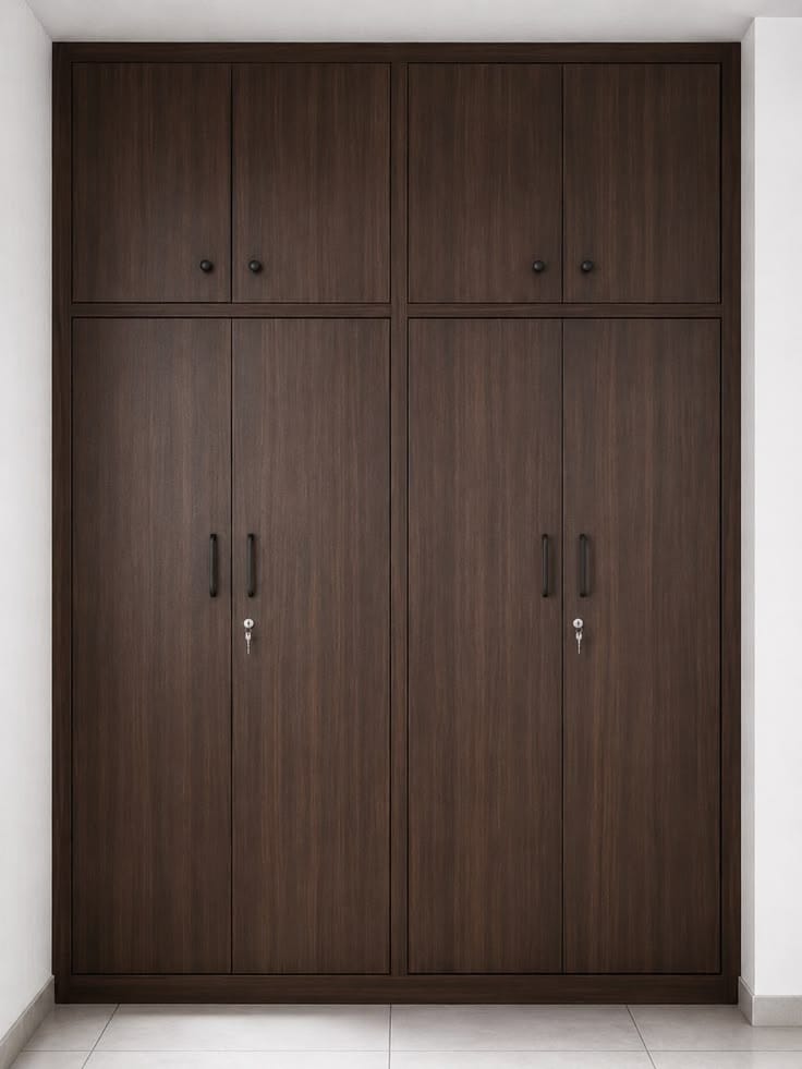 premium 4-door wooden wardrobe - Image 7