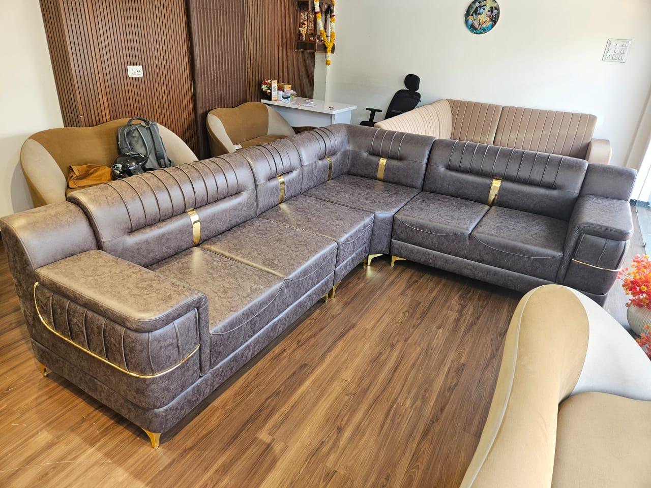 L shape sofa