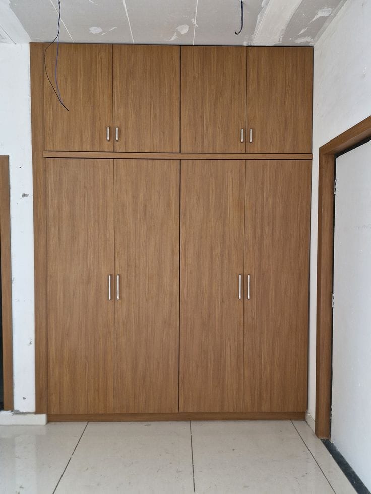 premium 4-door wooden wardrobe - Image 4